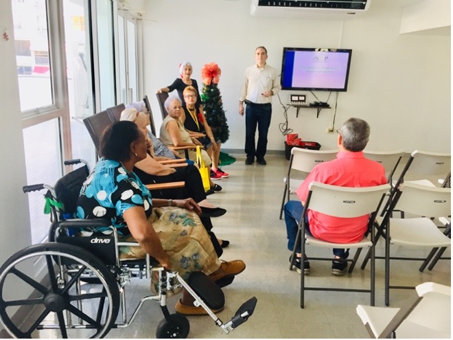 November 29, 2018- The first Group Education Presentation: San Miguel Home for the Elderly Bayamón, PR